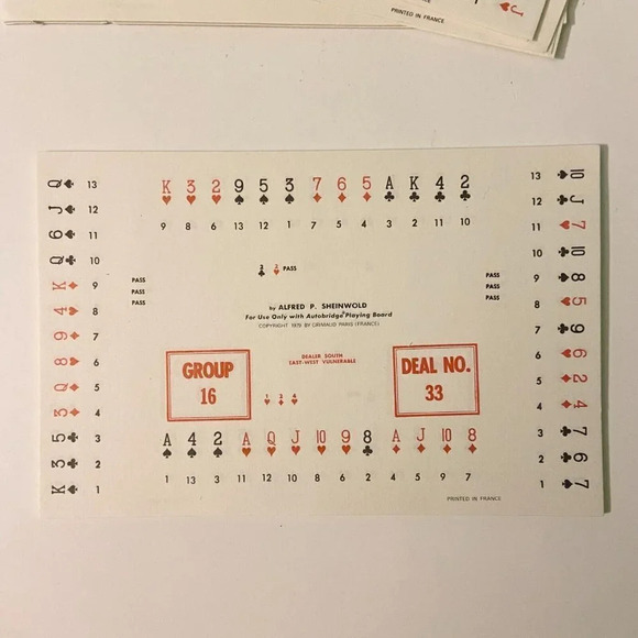 Vintage 1979 Autobridge Game  Grimaud For Intermediate to Advanced Players - Picture 11 of 15